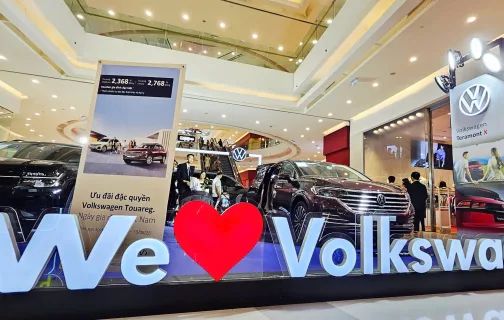Triển lãm trải nghiệm các dòng xe Volkswagen tại Crescent Mall quận 7